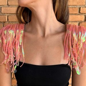 Ombreira Lantejoula Rosa